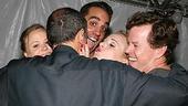 Photo Op - Mauritius opening - F. Murray Abraham - Alison Pill - Bobby Cannavale - Katie Finneran - Dylan Baker (hug)