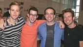 Photo Op - Cry-Baby Rehearsal - Christopher Hanke - Nick Blaemire - Peter Matthew Smith - Colin Cunliffe