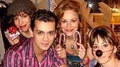 Photo Op - Holidays at Jersey Boys - Jennifer Naimo - Michael Longoria - Erica Piccininni - Sara Schmidt