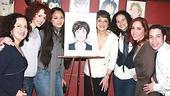 Priscilla Lopez Caricature at Sardi's - Olga Merediz - Janet Decal - Karen Olivo - Mandy Gonzalez - Andrea Burns - Robin De Jesus - Priscilla Lopez