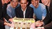 Jersey Boys Official 1000 Perfs - Christian Hoff - Cory Grant - Michael Longoria - J. Robert Spencer - Sebastian Arcelus