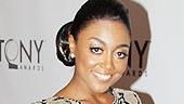 Sister Act headliner Patina Miller in Naeem Khan dress, Givenchy shoes and Judith Ripka jewelry.
