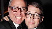Did Scott Wittman and Matthew Broderick shop for their specs in the same store? The Catch Me If You Can lyricist throws an arm around the Tony winner, who presented How to Succeed’s performance. 

