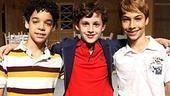 Billy Elliot cast meet and greet - David Alvarez - Trent Kowalik - Kiril Kulish 