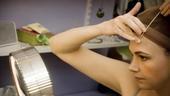 Sutton Foster backstage at Shrek – mike