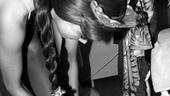 Sutton Foster backstage at Shrek – shoes