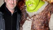 Steven Spielberg and Hugh Jackman Go Green at Shrek the Musical – Steven Spielberg – Brian d’Arcy James