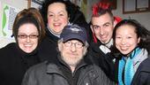 Steven Spielberg and Hugh Jackman Go Green at Shrek the Musical – Steven Spielberg – Lisa Ho – Aymee Garcia - Jennifer Simard - John Clancy - Steven Spielberg