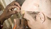 Howard McGillin Phantom transformation – gluing the wig cap