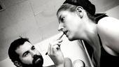 Nicole Parker Backstage at Wicked – lips