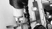 Nicole Parker Backstage at Wicked – braid