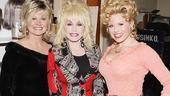 Dolly Parton and sister at 9 to 5 - Rachel Dennison - Dolly Parton - Megan Hilty