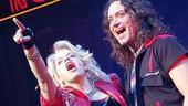 They wanna rock—and they totally did! Co-stars Amy Spanger and Constantine Maroulis wail out during Rock of Ages’ big finale.