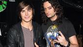 Party on, gentlemen! Zac Efron rocks out with leading man Constantine Maroulis. 