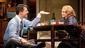 Sean Hayes as Chuck Baxter and Kristin Chenoweth as Fran Kubelik in Promises, Promises.