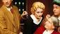 Sean Mahon as Richard Hannay, Jill Paice, Arnie Burton and&nbsp;Jeffrey Kuhn&nbsp;in The 39 Steps.
