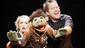 Maggie Lakis and Cullen R.  Titmas as Nicky in Avenue Q.