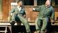 Denzel Washington as Troy and Stephen McKinley Henderson as Jim Bono in Fences.