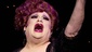 Harvey Fierstein as Albin in La Cage aux Folles.