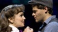 Kara Linsey as Katherine Plumer and Jeremy Jordan as Jack Kelley in Newsies.