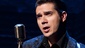 Derek Keeling as Johnny Cash in the national tour of Million Dollar Quartet.