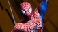 Reeve Carney as Spider-Man in Spider-Man: Turn Off the Dark.