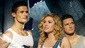 Mark Evans as Sam, Siobhan Dillon as Molly and Andrew Langtree as Carl in Ghost.