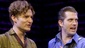 Eric Stang as Jerry Lee Lewis, Robert Britton Lyons as Carl Perkins, Eddie Clendening as Elvis Presley and Lance Guest as Johnny Cash in Million Dollar Quartet.