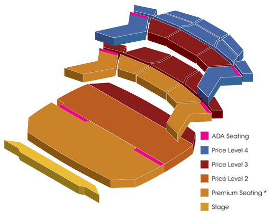 Seatmap for Les Misérables